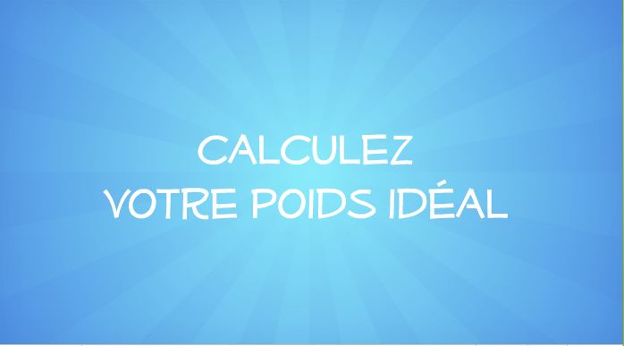 Calculez votre poids idéal, Centre de Médecine et d'Etudes